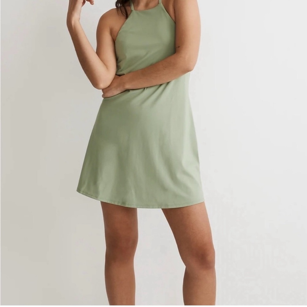 NWT - Madewell MWL Flex 2.0 Fitness Dress in Gatehouse Green - Size M